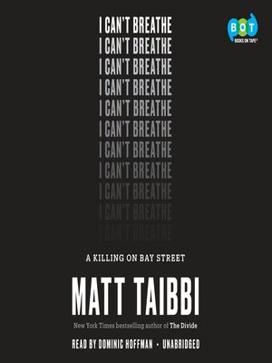 cover image of I Can't Breathe